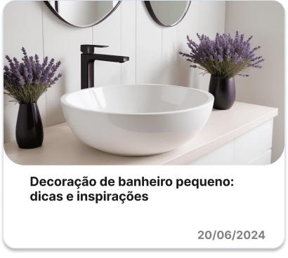 Decoração de banheiro pequeno: dicas e inspirações